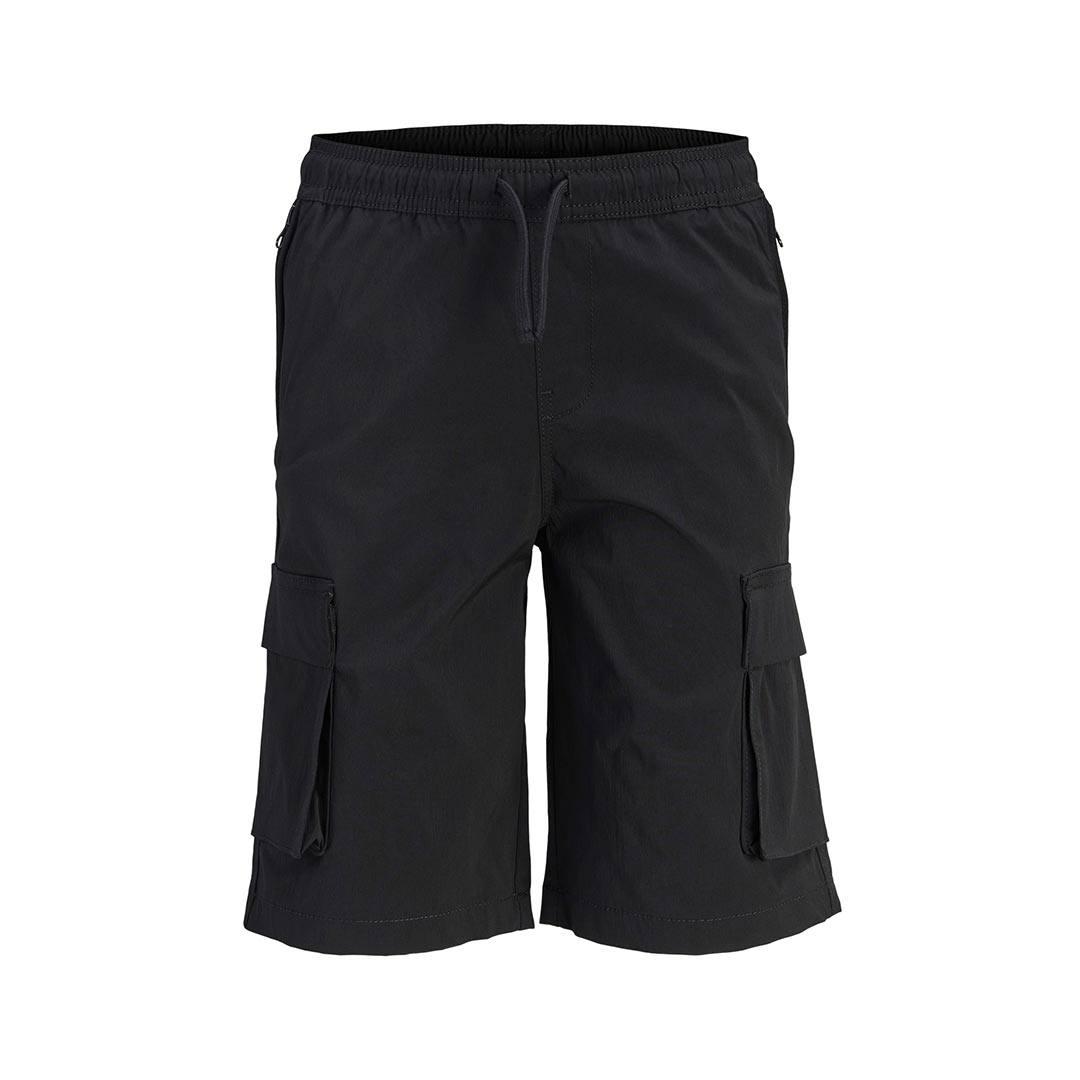 JACK&JONES JPSTCOLE AXIS TECH CARGO SHORT MID JNR 12292776.BLK