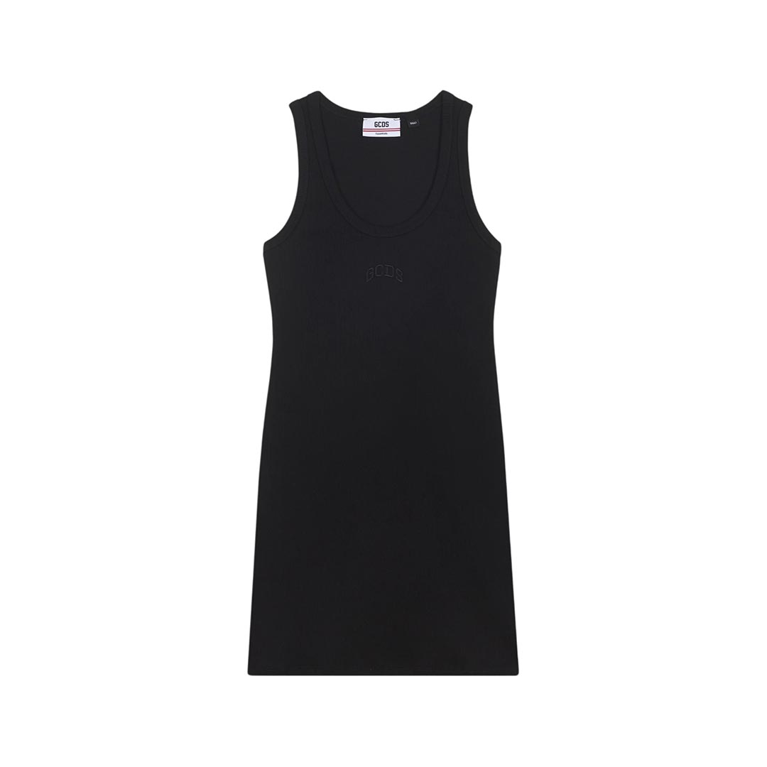 GCDS RIB LOGO LOUNGE TANK DRESS C1WEQB018J103.999B