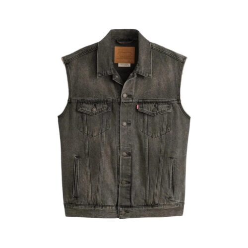 LEVI S RED RELAXED TRUCKER VEST A5789-0001