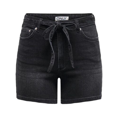 ONLY ONLGIANNA MW BELTED SHORTS AZG DNM NOOS 15340706.BLK