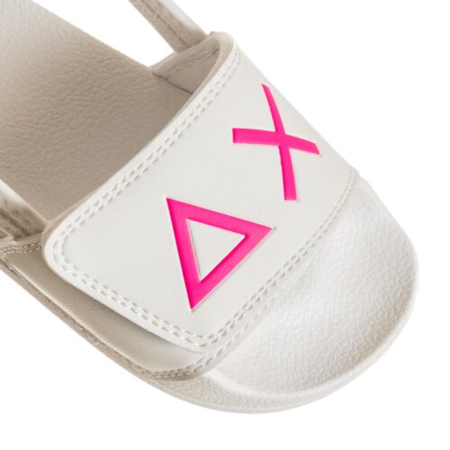 SUN68 GIRL'S SLIPPERS LOGO BABY X36410B.01