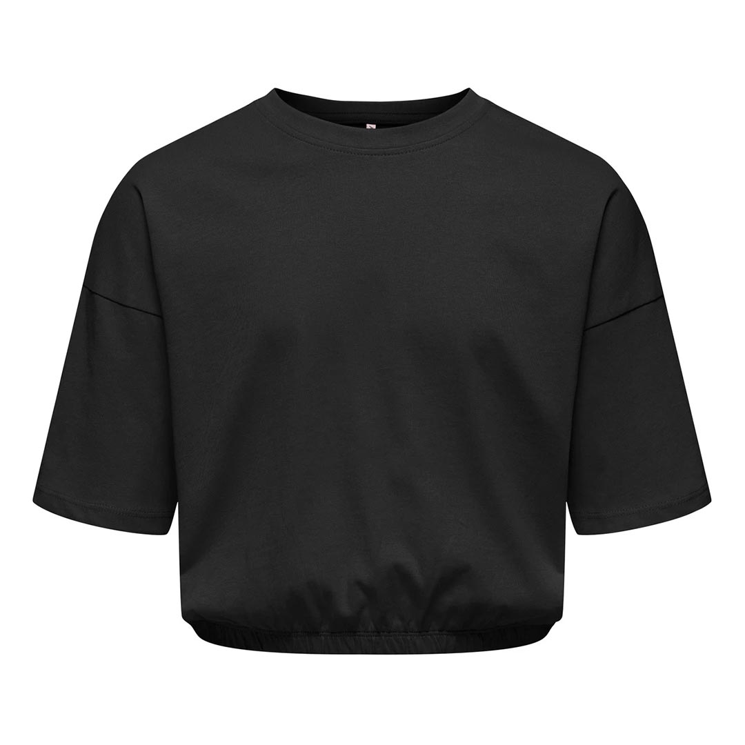 ONLY KOGOLIA ELASTIC LOOSE TOP JRS 15375871.BLK