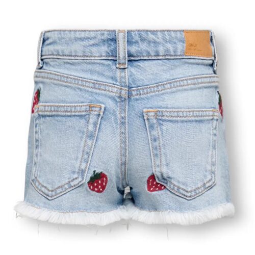ONLY KMGROBYN EX VINT BERRY DNM SHORTS 15370489.LGTBL