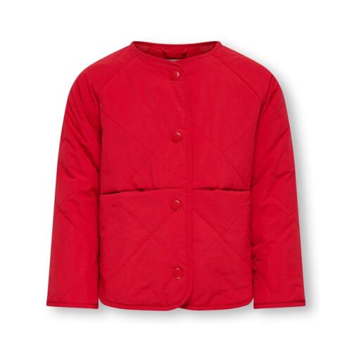 ONLY KMGROSALINA QUILTED JACKET 15364893.CHERRY