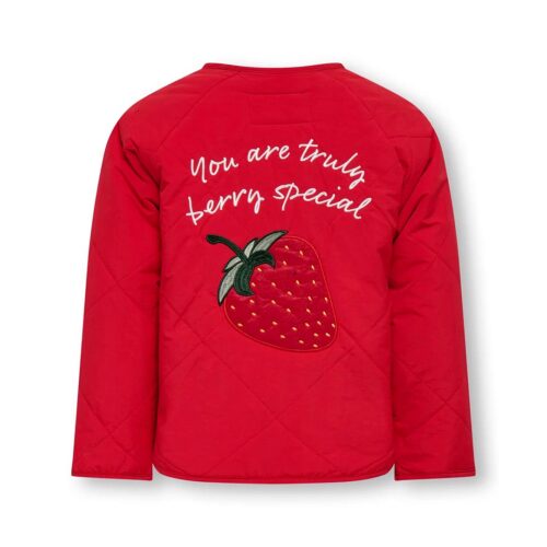 ONLY KMGROSALINA QUILTED JACKET 15364893.CHERRY