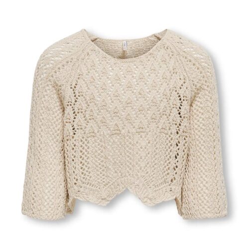 ONLY KOGNOLA LIFE 3/4 PULLOVER 15352664.PUMICE