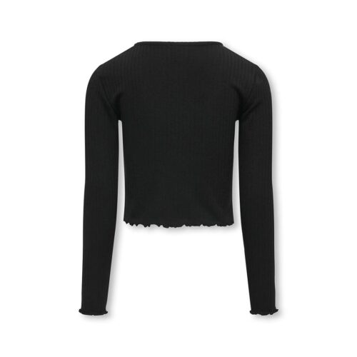 ONLY KOGNELLA L/S O-NECK TOP 15326388.BLK