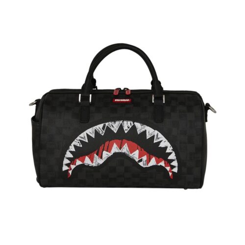 SPRAYGROUND SCRIBBLE SHARK MINI DUFFLE 910D8347NSZ