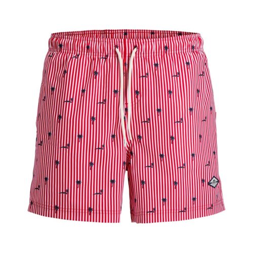 JACK&JONES JPSTMAUI BREEZE MINI STRIPE SWIM SRT 12291425.RED