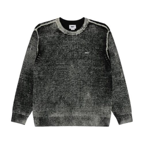 OBEY SPRAY EFFECT SWEATER 151000109.DKB