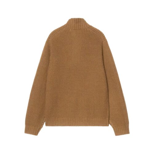 DETROIT HALF ZIP SWEATER