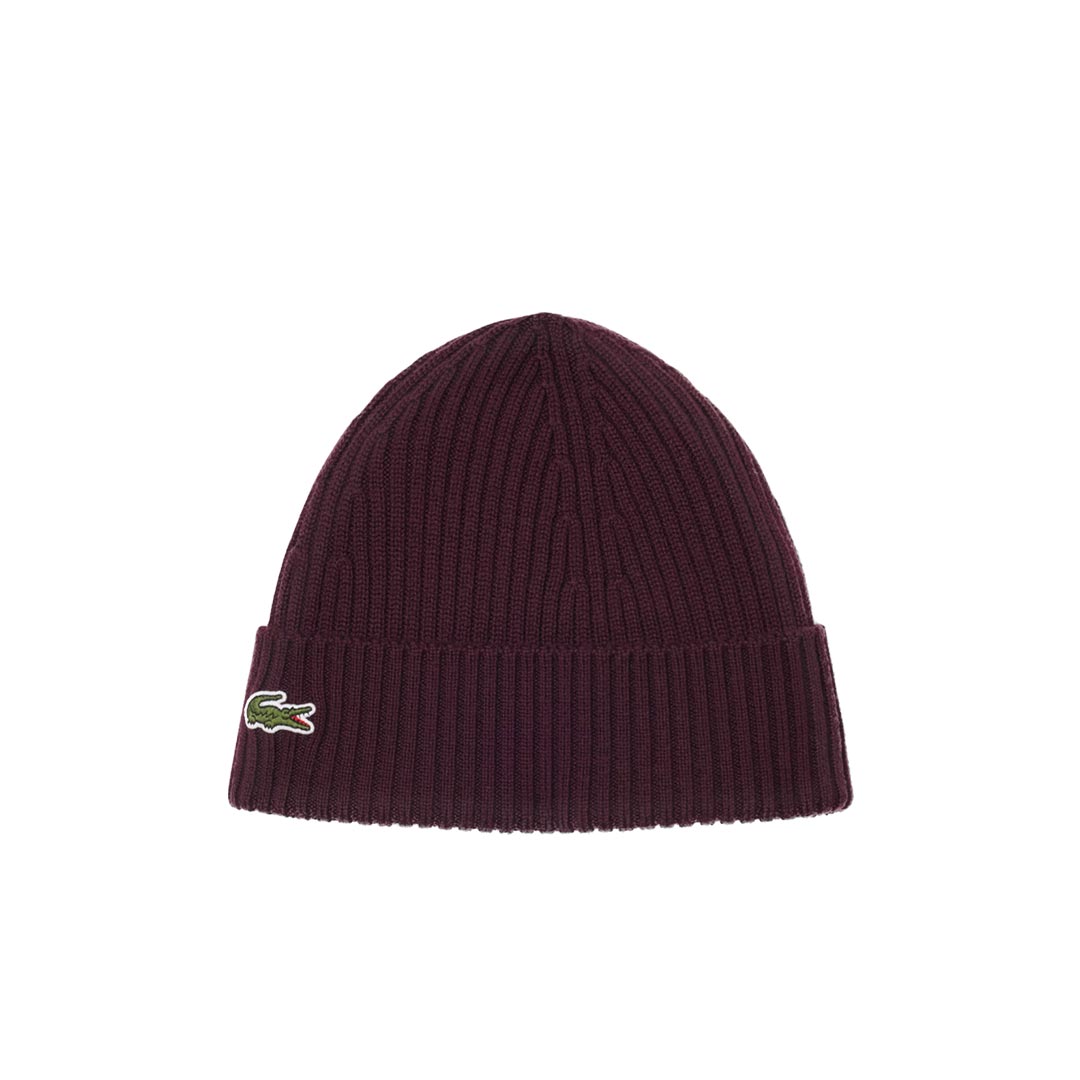 LACOSTE BERRETTO IN LANA SPAZZOLATA A COSTINE RB0001.00.3KE
