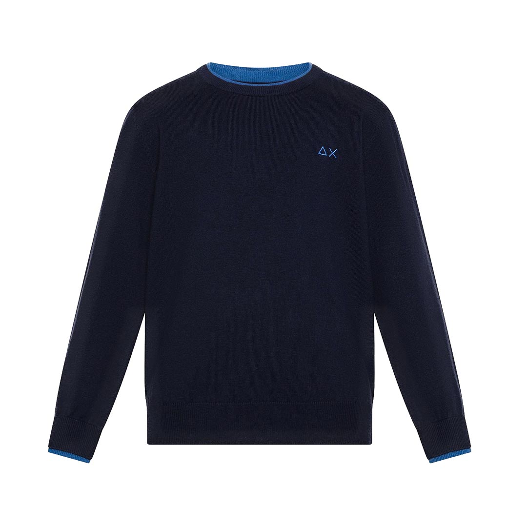 SUN68 BOY'S SWEATER DOUBLE RIB L/S K46359.07