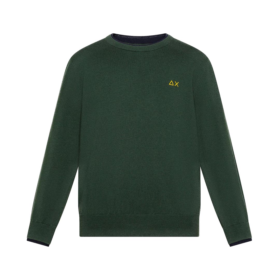 SUN68 BOY'S SWEATER DOUBLE RIB L/S K46359.37