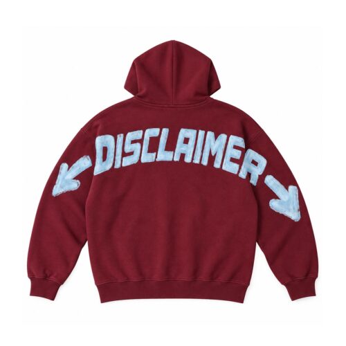 DISCLAIMER MAGLIA BIMBO IN FELPA CON CAPPUCCIO 26IDK59101.BOR