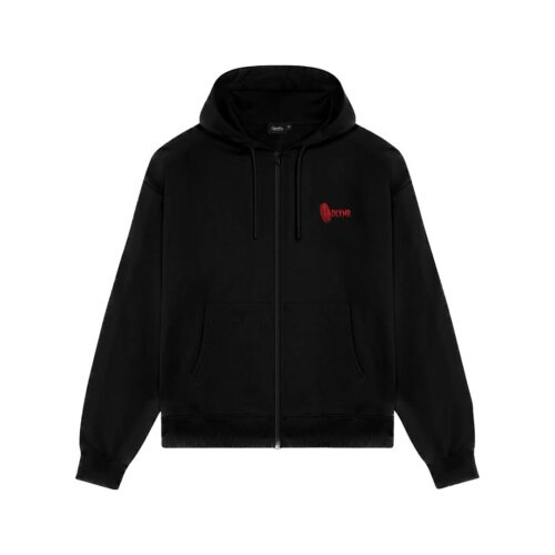 DOLLY NOIRE CORRUPTION ZIP HOODIE BLACK SW1302.GZ.01