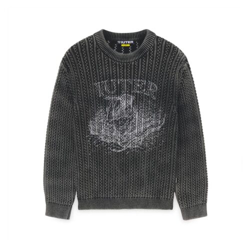 IUTER DAMAGE MARBLE JUMPER 26WIJM14.BLK
