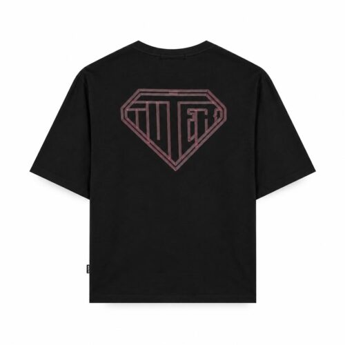 IUTER STITCH LOGO TEE 26WITS90.BLK