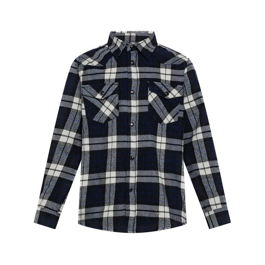 SUN68 BOY'S SHIRT MACROCHECK S46305.0711
