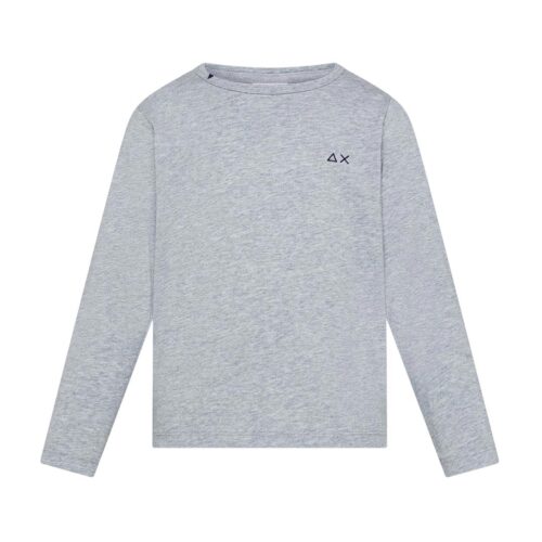SUN68 BOY'S T-SHIRT SOLID L/S T46305.06