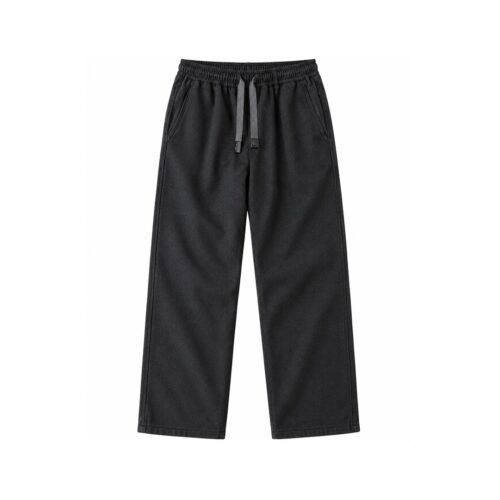 SHOE FABRIC TROUSERS A26PAZ85VIS-F.BLACK