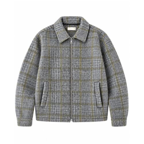 SHOE ALLOVER JACQUARD WOOL JACKET A26JUNO64-P.CHECK
