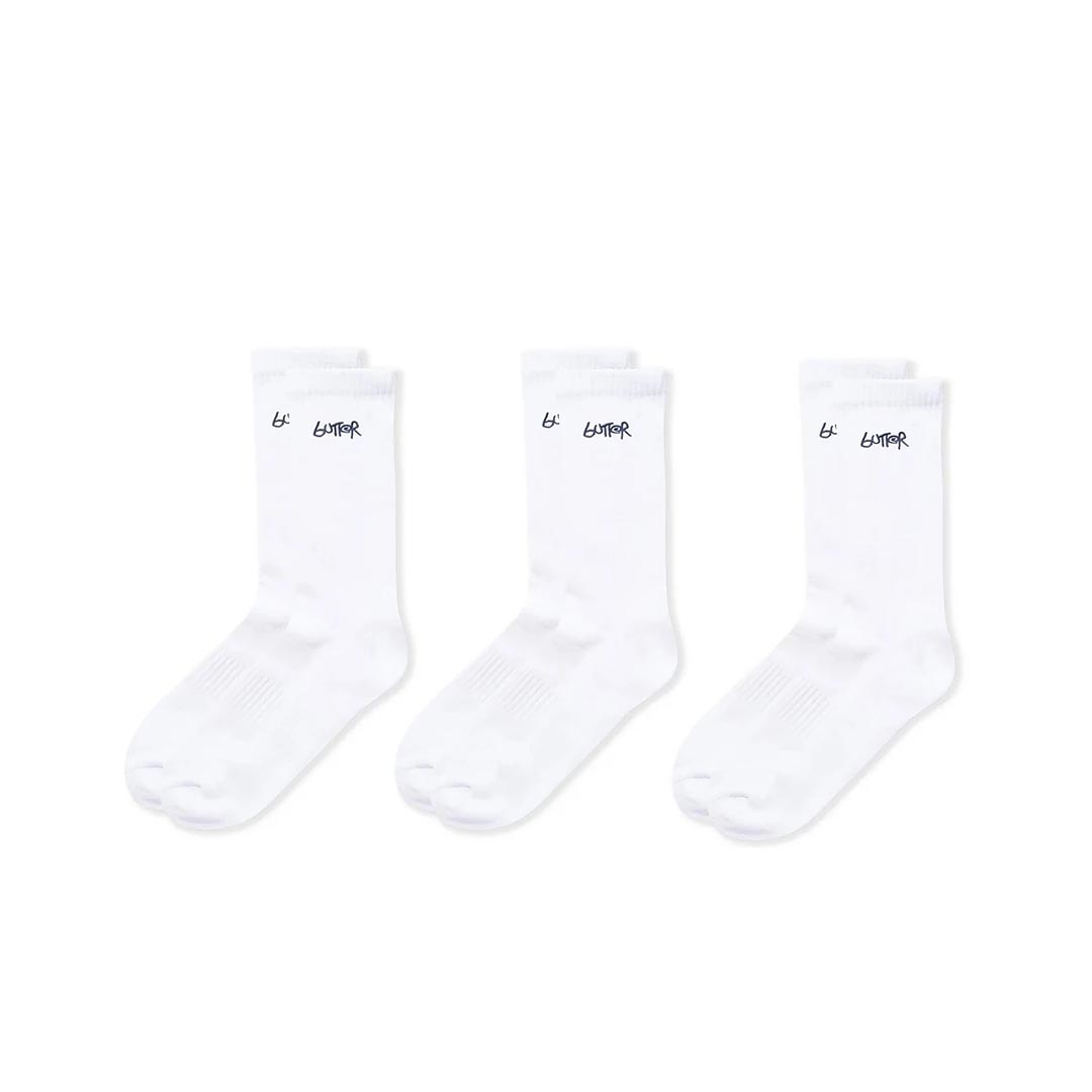BUUTER GOODS 3-PACK BASIC SOCKS 3PBSOCKS.W