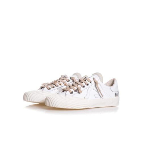 SPRINGA WAVY SHELL PELLE CON RICAMI SPWL2LTHTEXA3.BIANCO