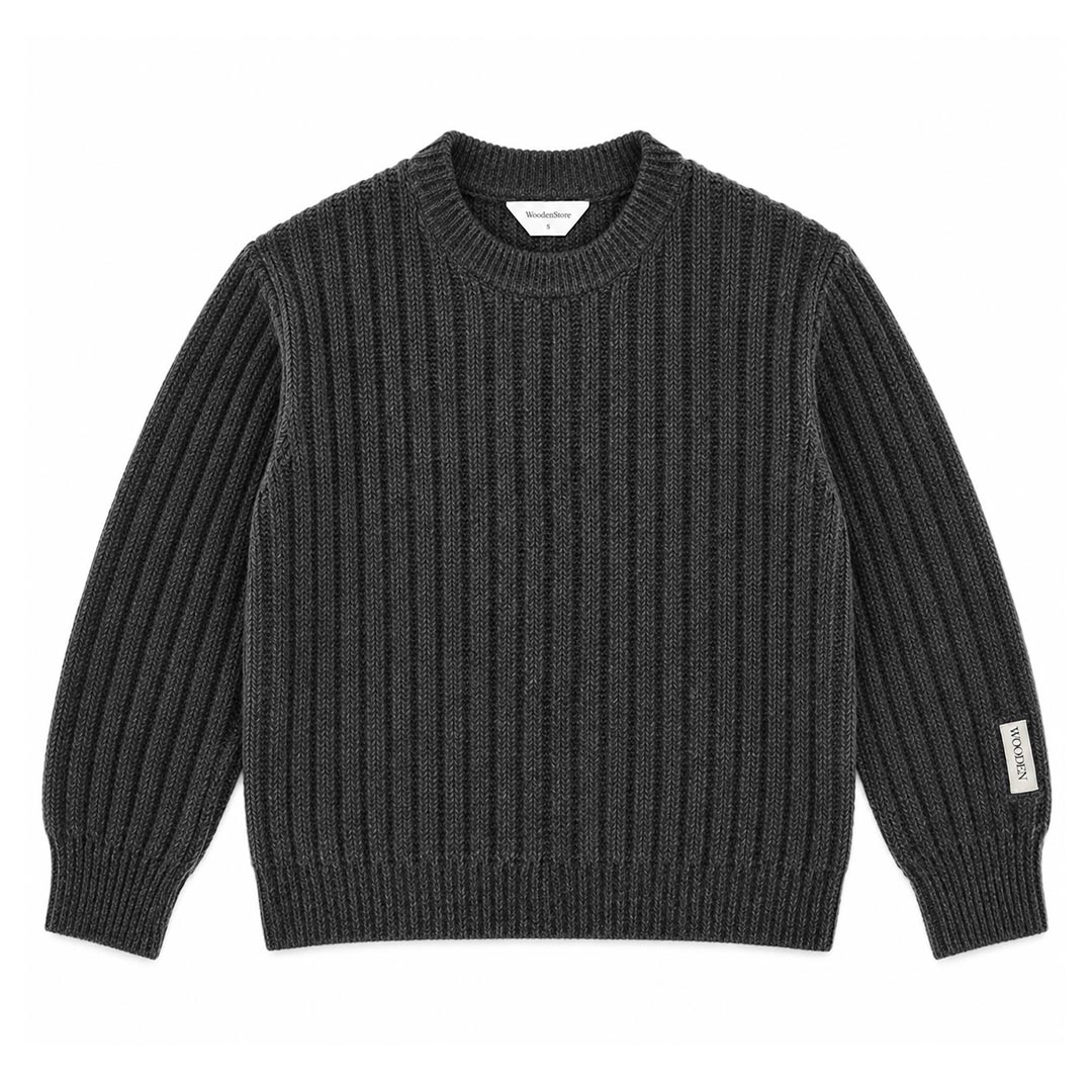 WOODEN MAGLIONE GIROCOLLO CADORE.ANT